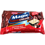 JACK'N JILL Magic Creams - Suklaatäytekeksit 10 x 28 g