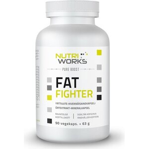 NUTRIWORKS Fat Fighter - Urteekstrakt mineralkapsler 90 stk 63 g