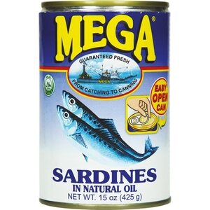 MEGA TUNA Sardiinid õlis 425 g