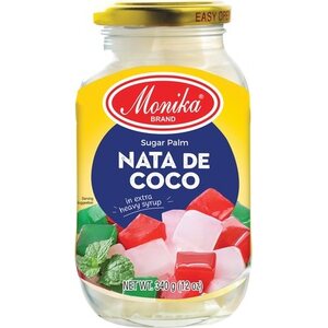 MONIKA Dados de gel de coco blanco en caldo de azúcar 340 g