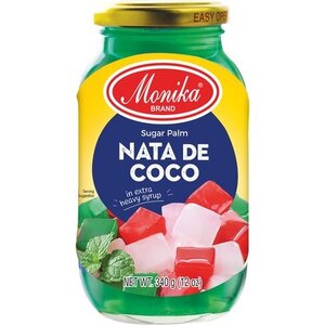 MONIKA Cubi di gel di cocco verde in brodo di zucchero 340 g