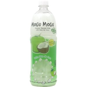 MOGU MOGU Napój o smaku kokosowym Nata De Coco (żel kokosowy) 1 l