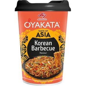 OYAKATA Noodles istantanei in tazza stile coreano conditi al BBQ 93 g