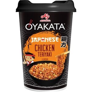 OYAKATA Fideos instantáneos japoneses sazonados con pollo teriyaki 96 g