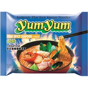 YUMYUM Instant Noodle Soup with Thai Spicy Seafood Flavour 70 g