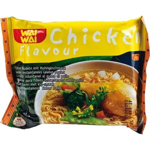 WAI WAI THAILAND Instant-Nudelsuppe mit Hühnergeschmack 60 g