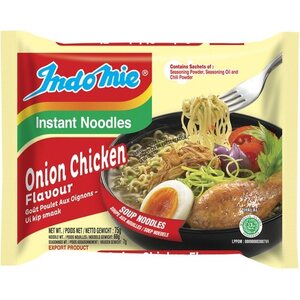 INDOMIE Cibulové kuře - Instantní nudlová polévka s cibulovým kuřetem 75g