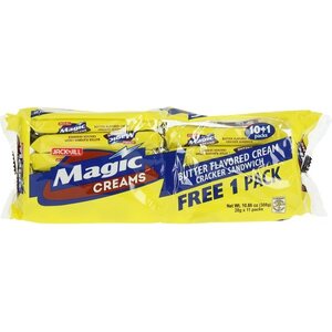 JACK'N JILL Magic Creams - Voinmakuiset täytekeksit 10 x 28 g