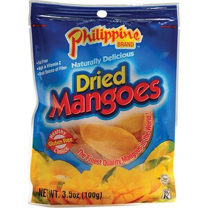 PHILIPPINE BRAND Torkade mangobitar 100 g