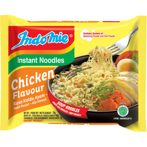 INDOMIE Instant Nudelsoppa med kyckling smaksatt 40 x 70 g