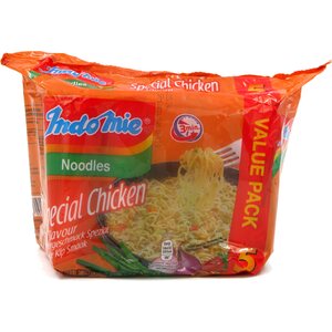 INDOMIE 特製チキン - チキン風味のヌードルスープ 5 x 75 g