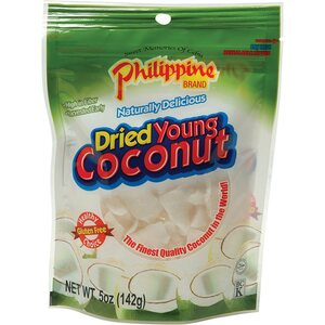 PHILIPPINE BRAND Dried Young Coconuts 142 g