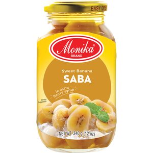 MONIKA Saba - Bananes au bouillon sucré 340 g