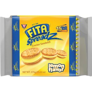 M.Y. SAN Fita Spreadz - citrinų skonio įdaryti sausainiai 15 x 25 g