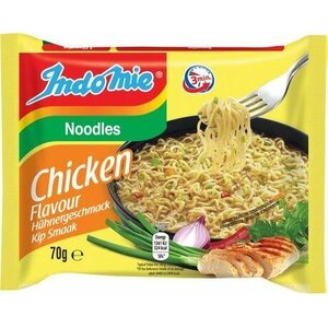 INDOMIE Huhn – Instant-Nudelsuppe mit Hühnergeschmack, 70 g