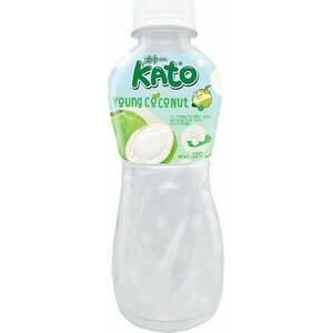 KATO Nápoj s kokosovou príchuťou Nata De Coco (kokosový gél) 320 ml