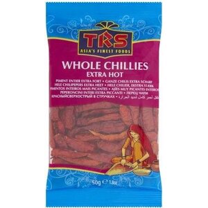 TRS Kokonainen chili (erittäin tulinen) 50 g