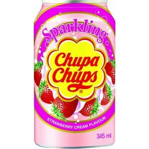 CHUPA CHUPS Frisdrank met aardbeien- en roomsmaak 345 ml