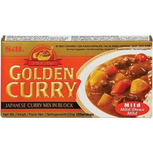 S&B Golden Curry - Japanse sausmix in blokjes (mild) 220 g