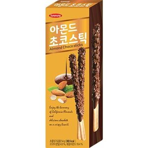 SUNYOUNG Almond Big Choco Sticks 54 g