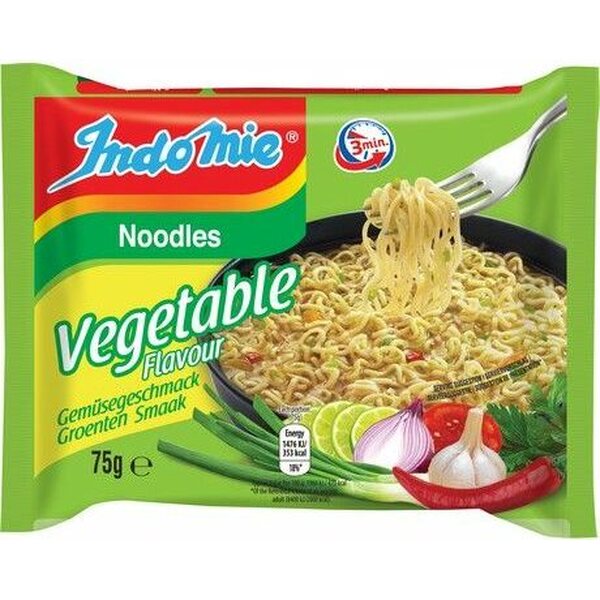 INDOMIE Vegetable - Kasvistenmakuinen pikanuudelikeitto 75 g