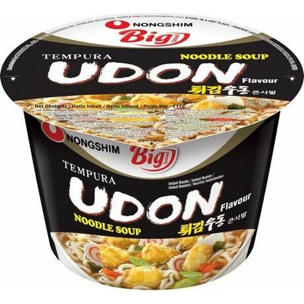 NONGSHIM Japanilaistyylinen Tempura Udon kuppinuudelikeitto 111 g