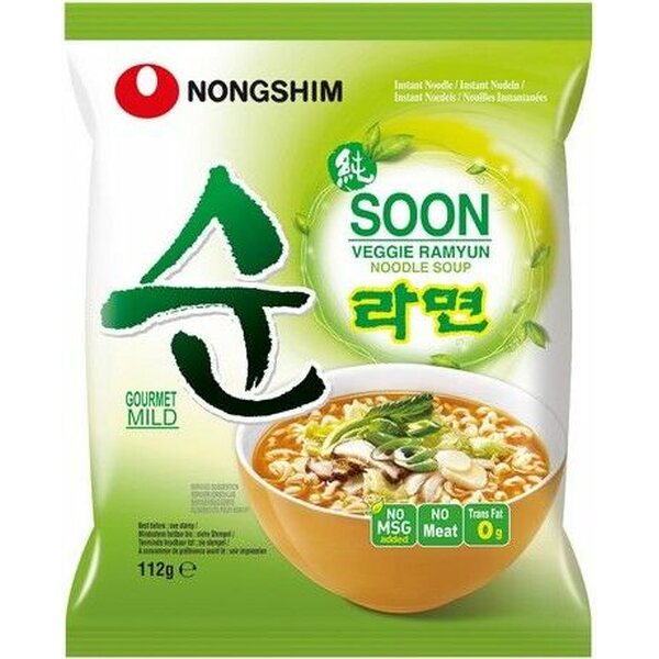 NONGSHIM Nouilles Instantanée Soon Légumes 112 g