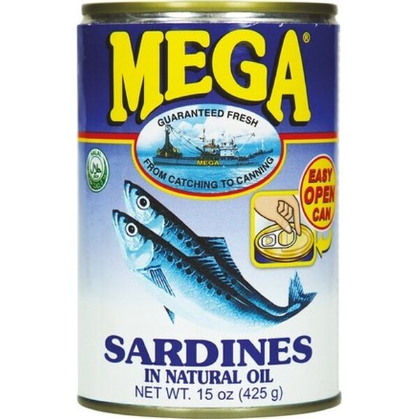 MEGA TUNA Sardiinid õlis 425 g