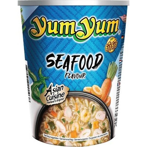 YUMYUM Instant Cup Noodle Soup With Seafood Flavour 70 g