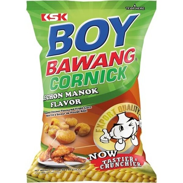 BOY BAWANG Cornick - Röstitud kana maitsega praetud maisi suupiste 90 g