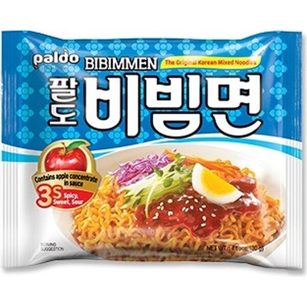 PALDO Bibimmen - Instant Noodles with Spicy, Sweet and Sour Flavour 130 g