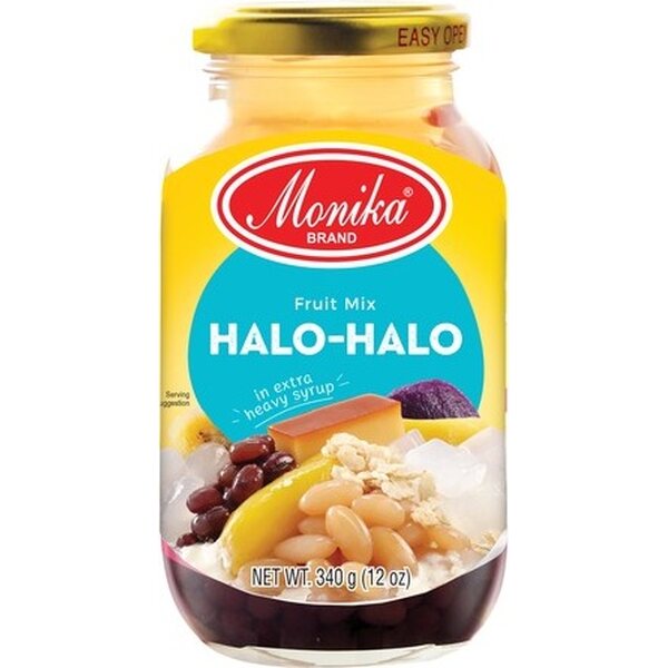 MONIKA Halo-Halo - Mezcla de frutas en caldo de azúcar 340 g