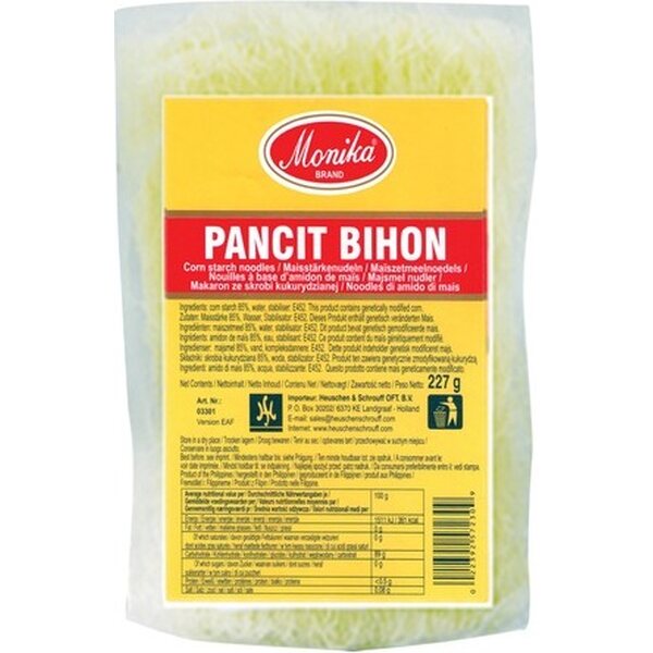 MONIKA Pancit Bihon - Tagliatelle di amido di mais 227 g