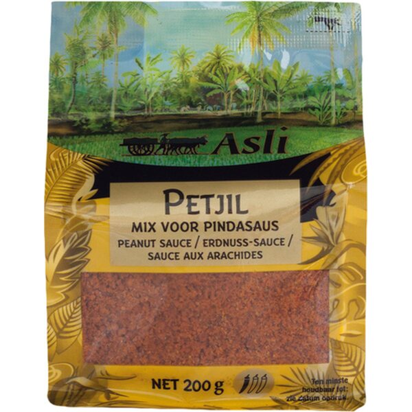 ASLI Petjil - Mix di condimenti per salsa di arachidi 200 g