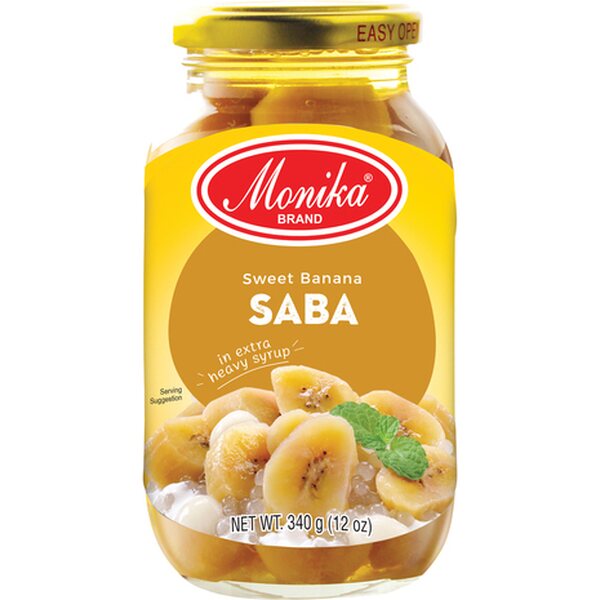 MONIKA Saba - Banány v cukrovém vývaru 340g