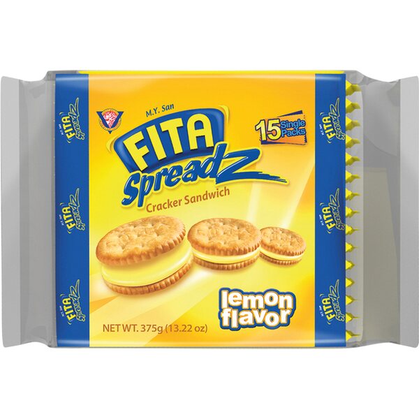 FITA Spreadz - Lemon Flavored Cracker Sandwich 15 x 25 g