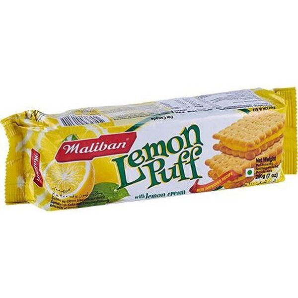 MALIBAN Biscuit Lemon Puff 200 g