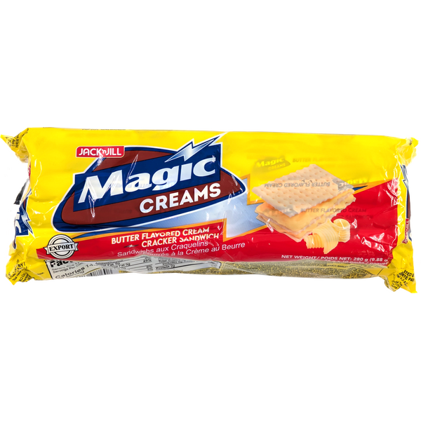 JACK'N JILL Magic Creams - sušienky s maslovou príchuťou 10 x 28 g