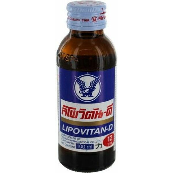 LIPOVITAN D - Hiilihapoton energiajuomatiiviste 100ml