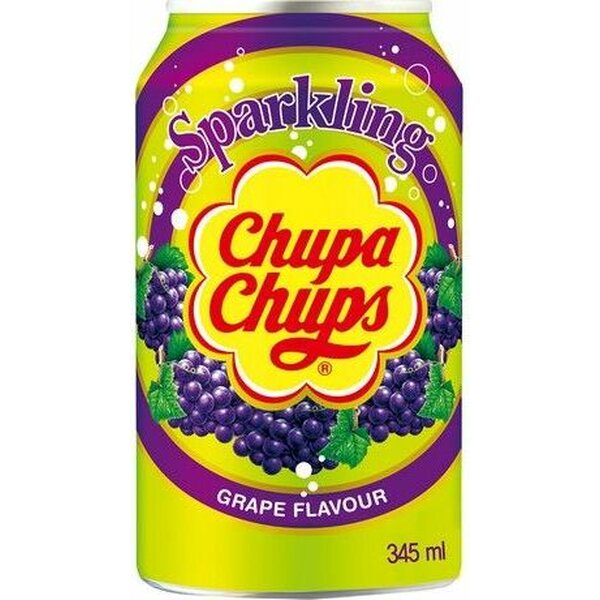 CHUPA CHUPS Rypäleenmakuinen virvoitusjuoma 345ml