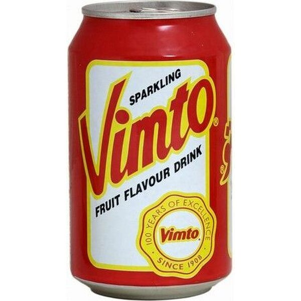 VIMTO Sekahedelmänmakuinen virvoitusjuoma 330 ml